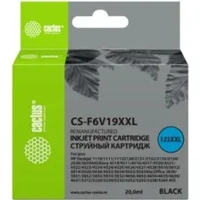 Картридж Cactus CS-F6V19XXL черный