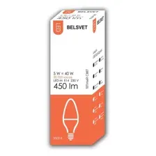 Лампа светодиодная Белсвет LED-M С37
