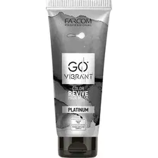 Тонирующая маска для волос Farcom Professional Go Vibrant (200мл, платиновый)
