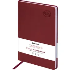 Ежедневник Brauberg 2026 / 117240 (бордовый)