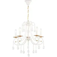 Люстра Ambrella TR4916/5 WH/GD