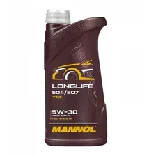Моторное масло MANNOL Longlife 504/507 MN77151 5W-30 синтетическое 1 л
