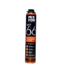 Пена монтажная MIXFOR MT66 профессиональная всесезонная, 850 мл