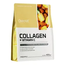 Коллаген OstroVit +Vitamin C (400г, ананас)