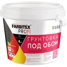 Грунтовка Farbitex Profi под обои акриловая укрывающая (12кг, белый)