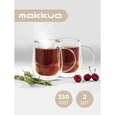 Набор кружек 2 шт с двойными стенками Makkua Cup Hygge 3 (3CH330)