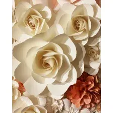 Фотообои листовые Citydecor Цветы 3D (200x254)