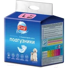 Подгузники для животных Cliny L 8-16кг / K204 (8шт)