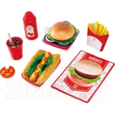 Набор игрушечных продуктов Hape Fast Food E3160-HP