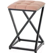 Табурет AMC Comfort 8К1.7 (кожзам коралл/черный)
