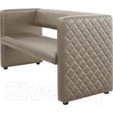 Диван Brioli Джино двухместный (L7/бежевый)