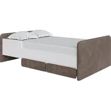 Кровать-трансформер PROxSON Mika 80x190 (белый/Casa кофейный)