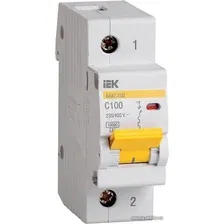 Выключатель автоматический IEK ВА 47-100 100А 1P 10кА С MVA40-1-100-C