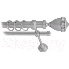 Карниз для штор Lm Decor Кубок 110 2р гладкий 25/16мм (сатин, 3.2м)