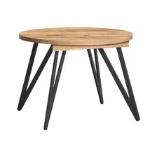 Стол обеденный Millwood Женева (Л) (круглый), золотой craft
