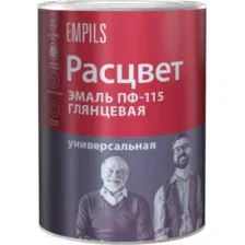 Эмаль Расцвет ПФ-115 Глянцевый (900г, коричневый)