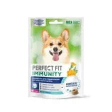 Лакомство для собак Perfect Fit Для поддержания иммунитета. Экстракт бархатцев и говядина (90г)