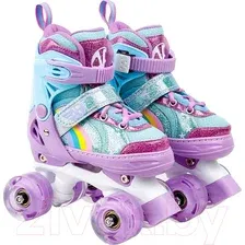 Роликовые коньки Amarobaby Disco / AMARO-35Di-Pu-26 (фиолетовый, р. 26-29)