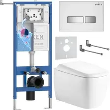 Инсталляция с унитазом подвесным Roxen StounFix Dual Fresh 968524