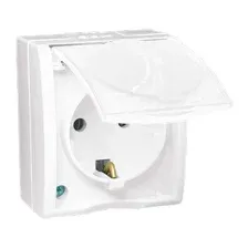 Розетка Simon 1594445-030 (Белый)