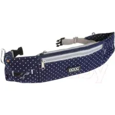  сумка для дрессуры Doog Walkie Belt WB18 (синий в белый горох)