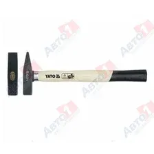 YATO 10. МОЛОТОК СЛЕСАРНЫЙ С ДЕРЕВЯННОЙ РУЧКОЙ 500ГР ''YATO'',(YT-4495).СТРАНА ПРОИСХОЖДЕНИЯ - КНР