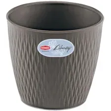 Вазон Stefanplast 87251 (серый)