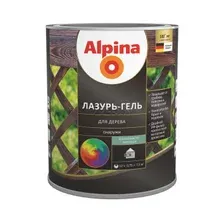 Лазурь-гель для дерева ALPINA бесцветный 2,5 л 2,13 кг (948103783)