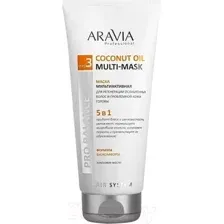 Маска для волос Aravia Professional Мультиактивная 5в1 д/регенерации ослабленных волос (200мл)