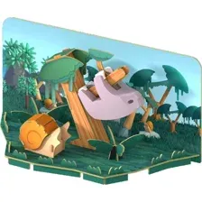 Игрушка-конструктор Halftoys Animal Ленивец с диорамой HA009