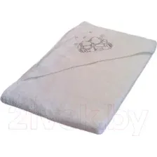 Полотенце с капюшоном Goodness Махровое 100x100 (белый)