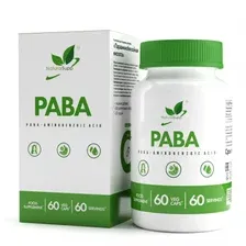 PABA (Витамин В10), NaturalSupp, 60 вег капс