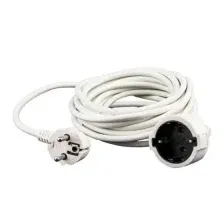 Удлинитель 5 м 1 розетка с/з Electraline 01639 (белый)