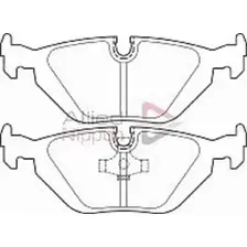 Тормозные колодки дисковые COMLINE CBP0166