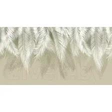 Фотообои листовые Citydecor Пальмовые листья 2 (500x260, олива)