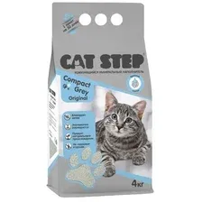 Наполнитель для туалета Cat Step Compact Gray Original 4 кг