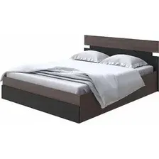 Кровать PROxSON Milton с ПМ 140x200 (ясень шимо темный/черный)