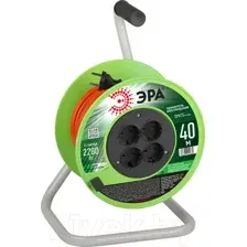 Удлинитель на катушке ЭРА RP-4-2x1.0-40m / Б0059783