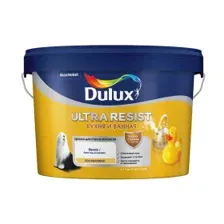 Краска в/д внутр. LUXIUM Ultra Resist для кухни и ванной ослепительно белая мат,  2,5 л