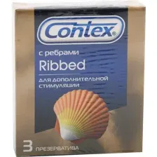 Презервативы "Contex. Ribbed" (3 шт.)