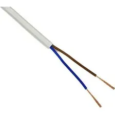Шнур ВЭКЗ ШВВП 2x0.5 (100 м, белый)