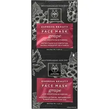 Маска для лица APIVITA Набор масок для лица Express Grape (2x8 мл)