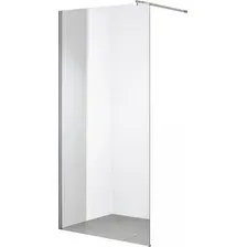 Душевая стенка Saniteco Walk-In SN-W8TC90 (90x200, прозрачное стекло, хромированный профиль)