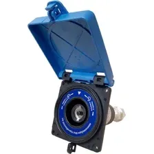 Розетка силовая КС YHT BX3 0400B01 1Р 400А 1000В IP68 / 0400B01 (синий)