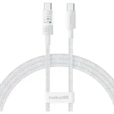 Кабель BASEUS Gem Fast-Charging Data Cable USB-C to USB-C 1 м Moon White 
