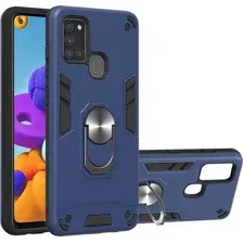 Чехол-накладка Bingo Warrior для Galaxy A21S (синий)