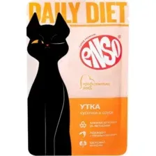 Влажный корм для кошек ENSO Daily Diet утка 020/309297 (85г)