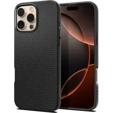 Чехол для телефона Spigen Liquid Air для iPhone 16 Pro Max Matte Black
