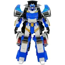Робот-трансформер Metal Cardbot Блю Коп / 64305