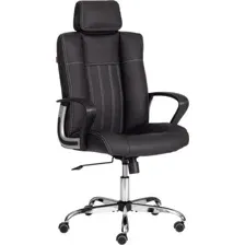 Кресло офисное Tetchair Oxford кожзам (черный)